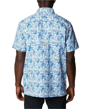 Columbia Men's Super Slack Tide Shirt XX-Large - Gulf Stream Block Party - Buy Online on GoSupps.com