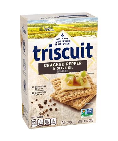Triscuit Cracked Pepper Olive Oil Whole Wheat Crackers 8.5 oz - Buy Now! - Buy Online on GoSupps.com