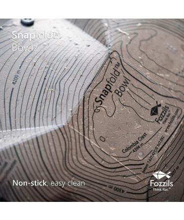 Fozzils Snapfold Solo Pack - Compact Cup, Bowl, Dish Set in Mist Color - Buy Online on GoSupps.com