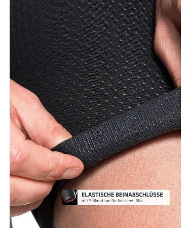 Sch ffel Women's Skin Pants 8h L - Breathable Stretch Bike Underpants with Bacteriostatic Silver Nitrate Treatment Body Mapping Size 46 Black | Ultimate Comfort for Cycling - Buy Online on GoSupps.com