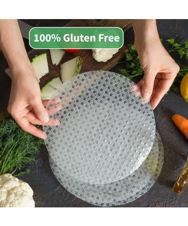 Premium 22cm Round Rice Paper Spring Roll Wrappers - Easy to Use - Banh Trang Rice Wrappers for Spring Rolls - Buy Online on GoSupps.com
