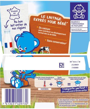 Nestl B b P'tit Gourmand Caramel Dairy Milk from 6 Months 4 x 100 g (4 Dairy) - Buy Online on GoSupps.com