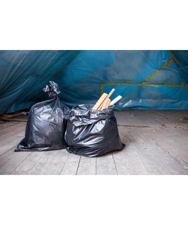 TSP Heavy Load Garbage Bags 120L | 100% Recycled Material | Tearproof & Blue Angel Certified | 15-Pack - Ideal for Renovation & Commercial Waste - Buy Online on GoSupps.com