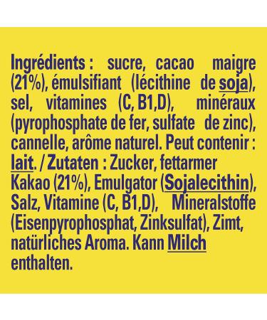 Nestl Nesquik Cocoa Powder Drink - Chocolate Flavor - Breakfast - Box of 240 Individual Sticks 13.5 g - Buy Online on GoSupps.com