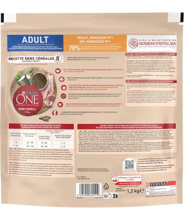 PURINA ONE Mini/Small 10kg Grain Free Chicken Dry Food | Small Breed Adult Dogs | 1.2kg Bag - Buy Online on GoSupps.com