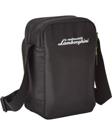 Lamborghini Squadra Corse Black Team Shoulder Bag - Official Merchandise - Buy Online on GoSupps.com