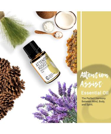Rocky Mountain Oils Attention Assist Essential Oil Blend - Energizing Focus Oil | 15ml - International Shipping - Buy Online on GoSupps.com