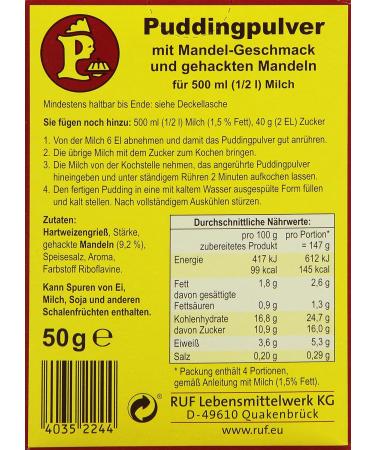 Buy Polak M ndelchen Almond Pudding Powder - 50g | International Shipping Available - Buy Online on GoSupps.com