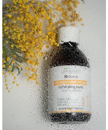 Bielenda Dr Medica Overpigmentation Peeling Tonic helps reduce skin discoloration and blemishes 250 ml - Buy Online on GoSupps.com