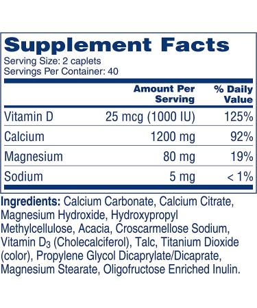 Citracal Calcium Supplement with D3 - Slow Release 1200mg, 80 Coated Tablets - Buy Online on GoSupps.com