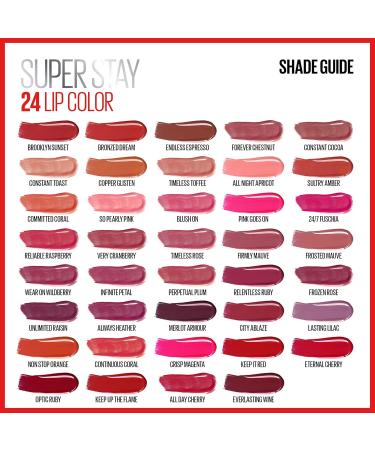Maybelline Super Stay 24 Long Lasting Liquid Lipstick & Lip Balm Kit - City Ablaze | International Shipping Available - Buy Online on GoSupps.com