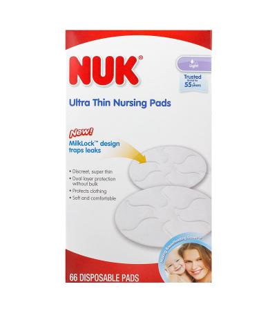 NUK Ultra Thin Disposable Nursing Pads - 66ct - Buy Online on GoSupps.com