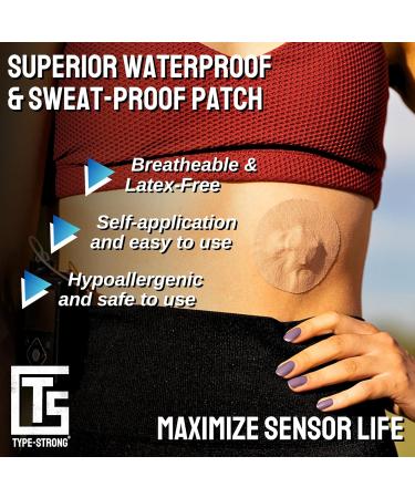 Freestyle Libre 2 Sensor Covers Adhesive Patches for Freestyle Libre 3 Dexcom G7 Medtronic & Guardian Sensors. For Sensitive Skin Waterproof Sweatproof for 10-14 Days CGM Sensor Cover. Pack of 20 Tan - Buy Online on GoSupps.com