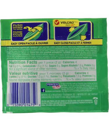 Mentos gum Pure Fresh Velcro Pack Spearmint 24g Pack of 10 - Buy Online on GoSupps.com