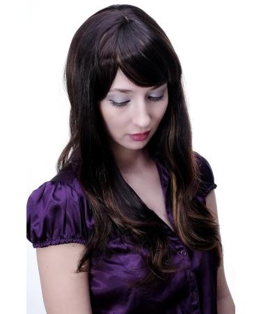 WIG ME UP 9213-2T33-27 Ladies Wig - Long Straight Brown Wig with Light Streaks | International Shipping - Buy Online on GoSupps.com
