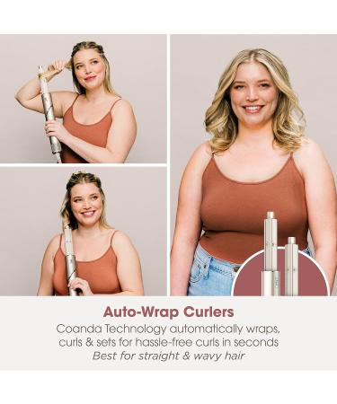 Shark FlexStyle 5-in-1 Air Styler & Hair Dryer with Auto-Wrap Curlers Paddle Brush Oval Brush Concentrator and Diffuser No Heat Damage Stone HD441SLUK Stone Without storage case - Buy Online on GoSupps.com