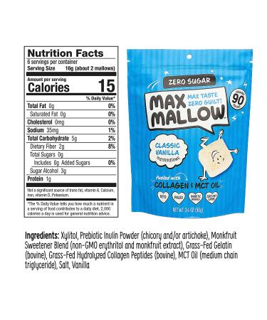 Max Sweets Snacks Low Carb Keto Variety Pack - Max Mallows, Diabetic Diet Friendly, Gluten Free, Soy Free, Zero Sugar, Non-GMO - 6 Pack (20.3 oz) - Buy Online on GoSupps.com