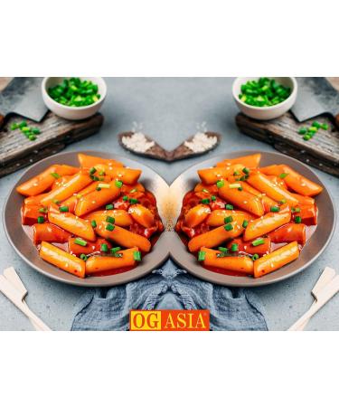 Yopokki Rice Cake Double Pack - Sweet & Sour Korean Instant Tteokbokki 2x140g | OG Asia - Buy Online on GoSupps.com