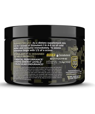 T6 Stimulant1 Pre Workout Powder - Taurine & Teacrine | 25 Servings for Energy & Focus - Buy Online on GoSupps.com