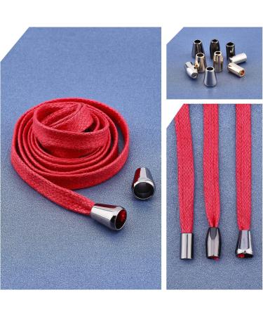 PandaHall 9 Style Bell Stopper 54pcs Metal Cord Ends Lock - Conical Round Tube Bell Locks for Lanyard, Backpack, Clothes - Buy Online on GoSupps.com