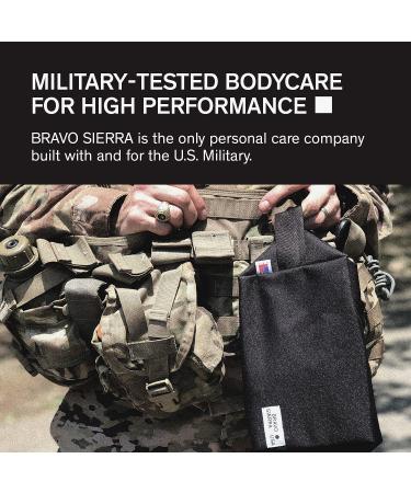 Bravo Sierra Men's Aluminum-Free Deodorant - Sandalwood & Fig Scent - 3.2 oz - Paraben-Free, Baking Soda Free - Long-Lasting Odor and Sweat Protection - Vegan & Cruelty-Free - Buy Online on GoSupps.com