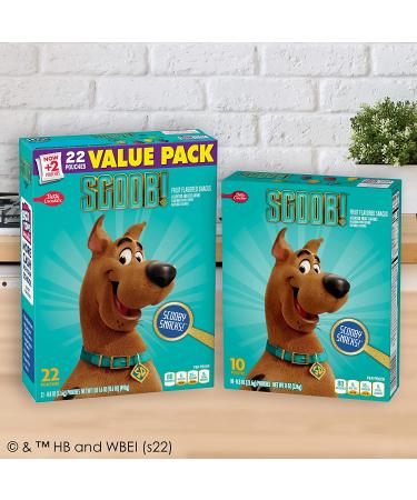 Scooby Doo Fruit Flavored Gummy Treat Pouches - Value Pack (22 ct) - Buy Online on GoSupps.com