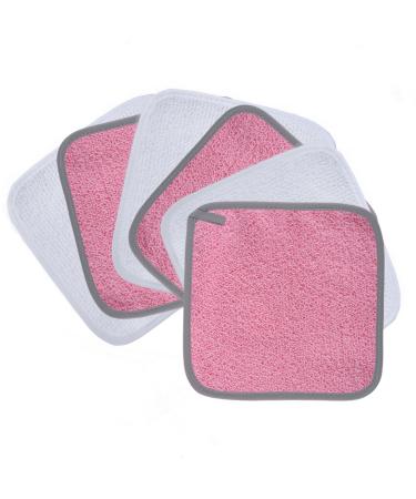Polyte - Premium die -up cloth made of microfiber - hypoallergenic & free of chemicals - 6 pieces (20x20 cm pink & white) 20x20 cm (6 -pack) pink & white