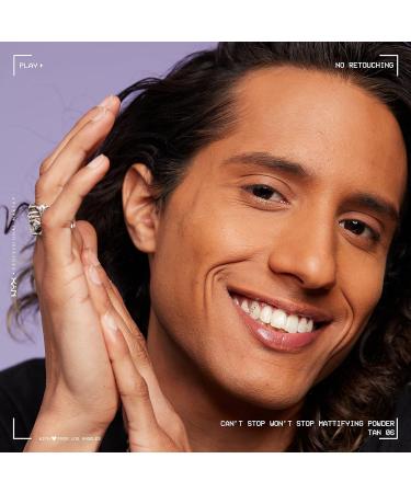 NYX Can't Stop Won't Stop Mattifying Powder - Matte Finish Shade Tan 06 | 1 Piece (1 Pack) - Perfect for Oily Skin - Buy Online! - Buy Online on GoSupps.com