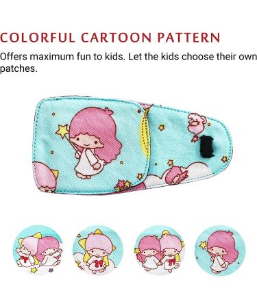 Astropic Kids Glasses Eye Patch - Left Eye Fairy Magic Wand Design, Mint Blue - Buy Online on GoSupps.com