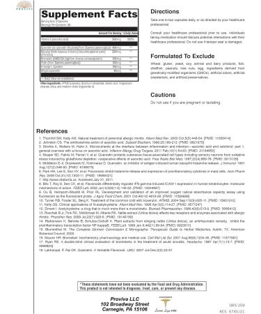 Proviva AllerGFX - Natural Antihistamines Formula for Allergy Relief - 30 Servings - Buy Online on GoSupps.com