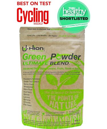 Hion Green Powder Ultimate Blend - UK's #1 Super Greens Powder | No Fillers | Industry Leading Superfood - Buy Online on GoSupps.com
