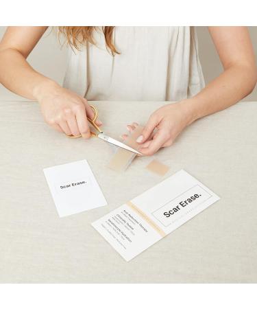 Scar Erase Silicone Scar Sheet Treatment - Soften & Flatten Surgery, Injury, Burns + C-Section Scars - 6 Week Medical Grade Strips (3cm x 15cm) - Buy Online on GoSupps.com