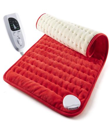 Heating pad - Electric Heating pad - Best Heating pad for Back Pain and Cramps Relief - 2 Hour auto Off - Measures 24" X 12" - Moist Heating pad with Many Adjustable Setting - Heats Fast