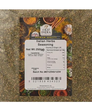 Old India Italian Herbs Seasoning 250g - Authentic Blend for Flavorful Dishes | Pack of 1 - Buy Online on GoSupps.com