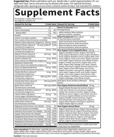 Garden of Life Perfect Food Super Green Formula 10.58 oz - Organic Green Superfood Powder for Boosted Energy & Nutrition - Buy Online on GoSupps.com