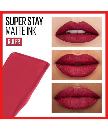Maybelline New York SuperStay Matte Ink Un-nude Liquid Lipstick Ruler 0.17 Ounce 80 Ruler 5.03 ml (Pack of 1) - Buy Online on GoSupps.com