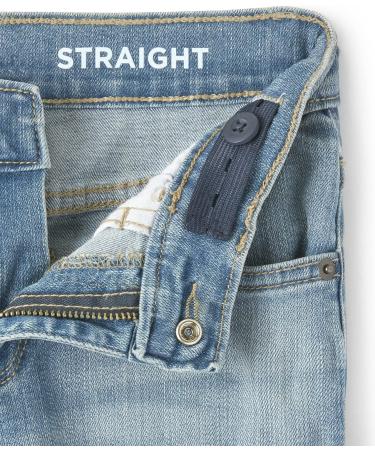 Children's Place Boys Stretch Straight Jeans 7 - Denim | High-Quality Kids Denim - Buy Online on GoSupps.com