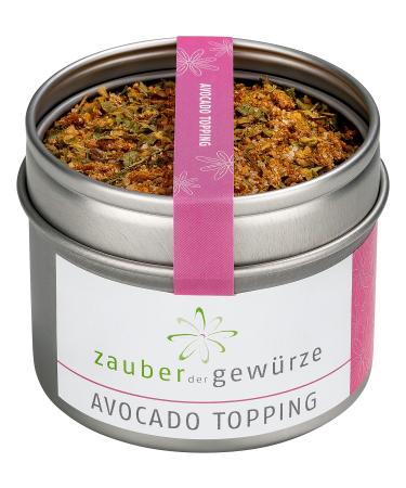 Magic of Spices Avocado Topping - seasoning for avocado dishes such as avocado bread guacamole resealable aroma tin 60 g