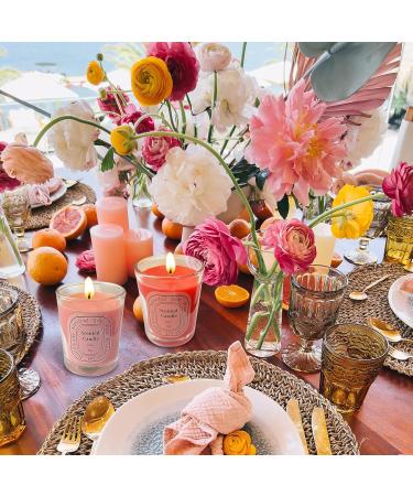 Scented Soy Wax Candles - 6 Fragrances Multi-Color Votive for Home Decor & Aromatherapy Gifts - Ideal for Valentine's Day Anniversaries Christmas & Thanksgiving - Buy Online on GoSupps.com