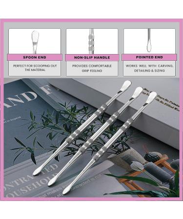 Artizona Wax Carving Tools Pack of 3 - Heat Resistant Stainless Steel - 4.80 Inches (Silver) - Buy Online on GoSupps.com