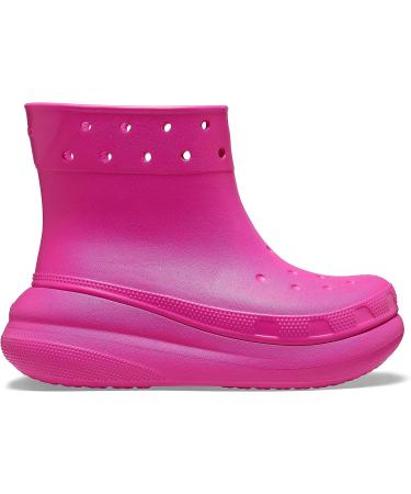 Crocs Unisex-Adult Classic Crush Rain Boots - Size 9 Women/7 Men - Juice - Buy Online on GoSupps.com