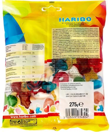 Haribo Happy Life Sweets - Assorted Confectionery 275G - Pack of 6 - Buy Online on GoSupps.com
