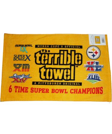 NFL Pittsburgh Steelers Terrible Towel 6x Champ 24" x 15"