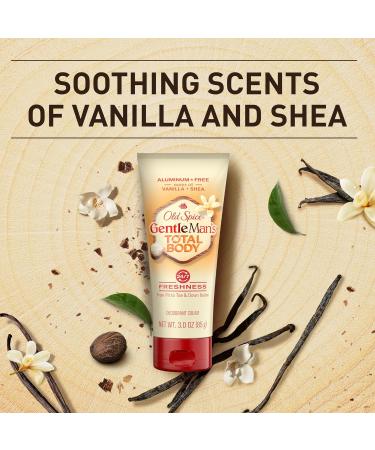 Old Spice Whole Body Deodorant for Men Total Body Deodorant Vanilla + Shea Aluminum Free Deodorant Cream for 24/7 Freshness // Dermatologist Tested Whole Body Deodorant 3.0 oz - Buy Online on GoSupps.com