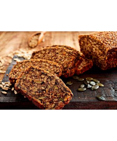 Gluten-Free Pumpkin Seed Bread Mix | 600g Bread Baking Mix Without Flour & Yeast - Buy Online on GoSupps.com