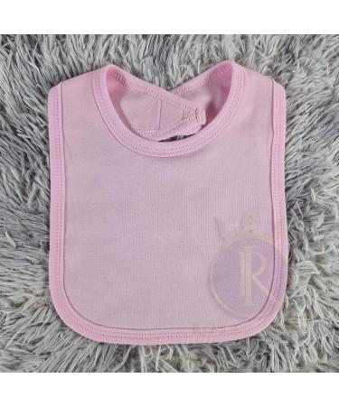 Royal Icon Baby Bibs 100% Organic Cotton | 0-6 Months & 6-12 Months | Soft Absorbent Baby Feeding Bibs | Adorable Weaning Bib for Boys and Girls | Set of 3/6/12 (3 x Pink) - Buy Online on GoSupps.com