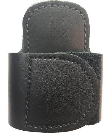 BATCLIP Black: Premium Leather Handmade Stethoscope Holder - Elegant Hip Clip for Easy and Stylish Carrying - Buy Online on GoSupps.com