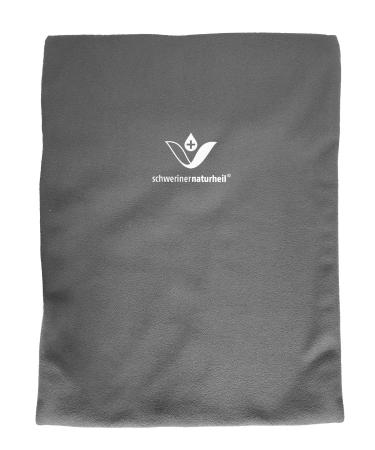 Moor heat pad 28x38 cm with fleece cover in basalt grey hot water bottle heating pad heat compress