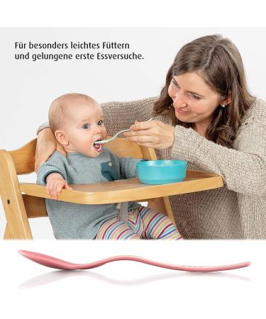 Reer 23022 Baby Spoon Set - 5 Multi-Coloured Feeding Spoons with Extra Long Handle for Easy Baby Feeding | International Shipping Available - Buy Online on GoSupps.com