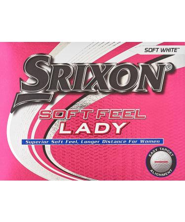 Srixon Ladies Soft Feel Golf Balls - White | Premium Quality for Women Golfers - Buy Online on GoSupps.com